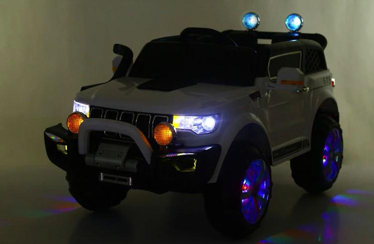 Macchina Elettrica per Bambini 2 Posti 12V Jepsen Fuoristrada 4x4 Rossa