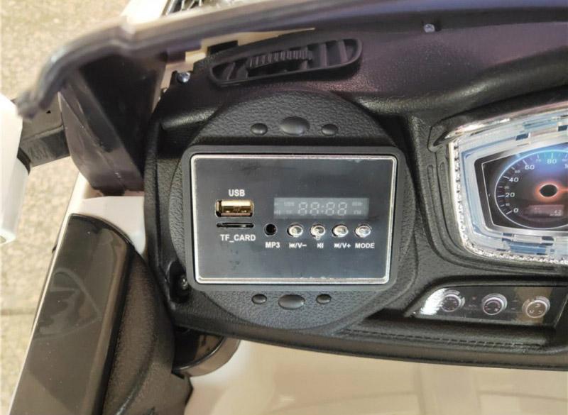 Macchina Elettrica per Bambini 2 Posti 12V Jepsen SUV Bianca