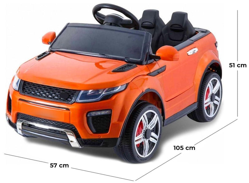 Macchina Elettrica per Bambini 2 Posti 12V Jepsen SUV Arancione