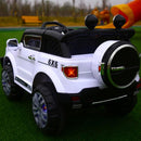 Macchina Elettrica per Bambini 2 Posti 12V Jepsen Fuoristrada 4x4 Bianco