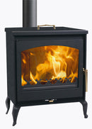 Stufa a Legna 8 kW 76x59,2x48 cm Castilla Nera