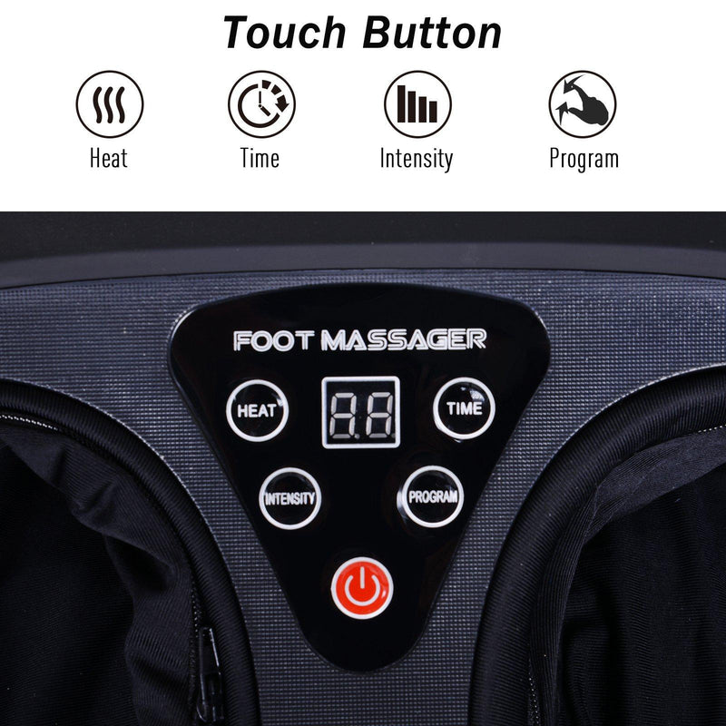 Massaggiatore Elettrico per Piedi con Calore e 3 Livelli di Intensità 