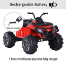 Quad Elettrico per Bambini 12V Rosso