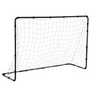 Porta da Calcio Portatile con Rete 183x61x122 cm  Nera