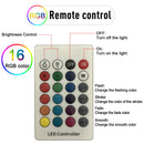 Lampada Led da Tavolo a Stella 6 colori 20x20x7 cm con Telecomando 