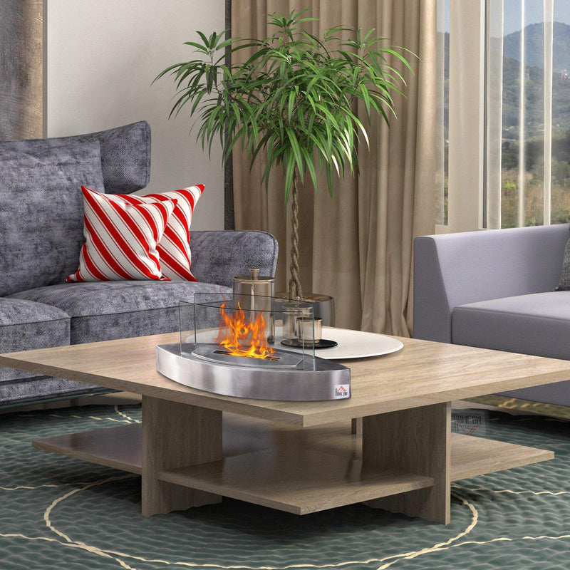 Camino a Bioetanolo da Tavolo 60x20 cm  Bianco