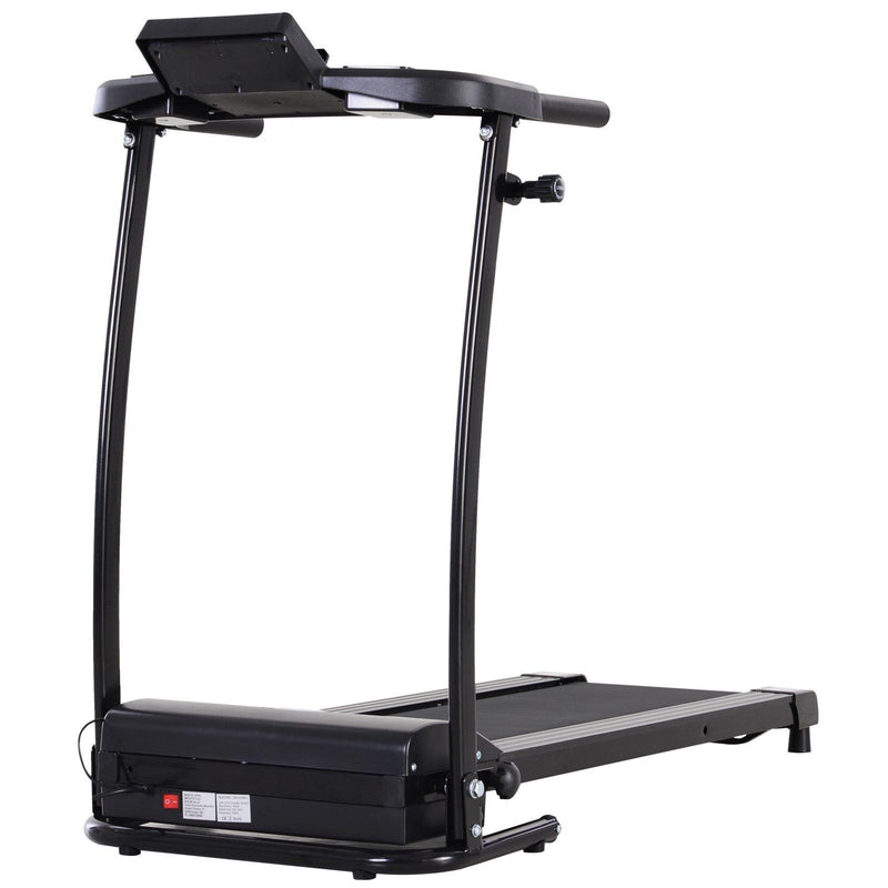 Tapis Roulant Elettrico con Schermo LCD Pieghevole 500W Nero 