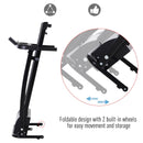 Tapis Roulant Elettrico con Schermo LCD Pieghevole 500W Nero 