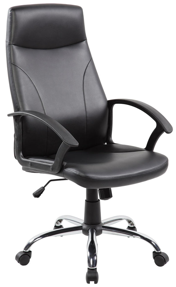 Präsidentenbürostuhl aus schwarzem Tosini Richmond Kunstleder online