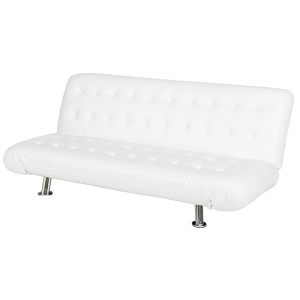 online Zeus Prontoletto Schlafsofa mit weißem Kunstleder bezogen