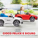 Macchina Elettrica per Bambini 12V con Licenza Audi TT Bianco