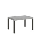  Tavolo Allungabile 140-400x90x77 cm Everyday Cemento Gambe Antracite
