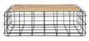 Tavolino Trellis Ret 110x65 in Acciaio