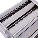 Macchina per la Pasta Fresca Manuale 20,5x20,2x15,2 cm con Morsetto da Tavolo in Acciaio Inox