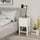 Comodino Ema bianco anta ribalta 30x30x55h cm