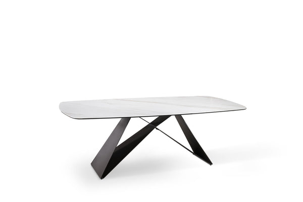 online Tavolo Fisso 220x110x76 cm in Ceramica Thanos Marmo Calacatta Opaco