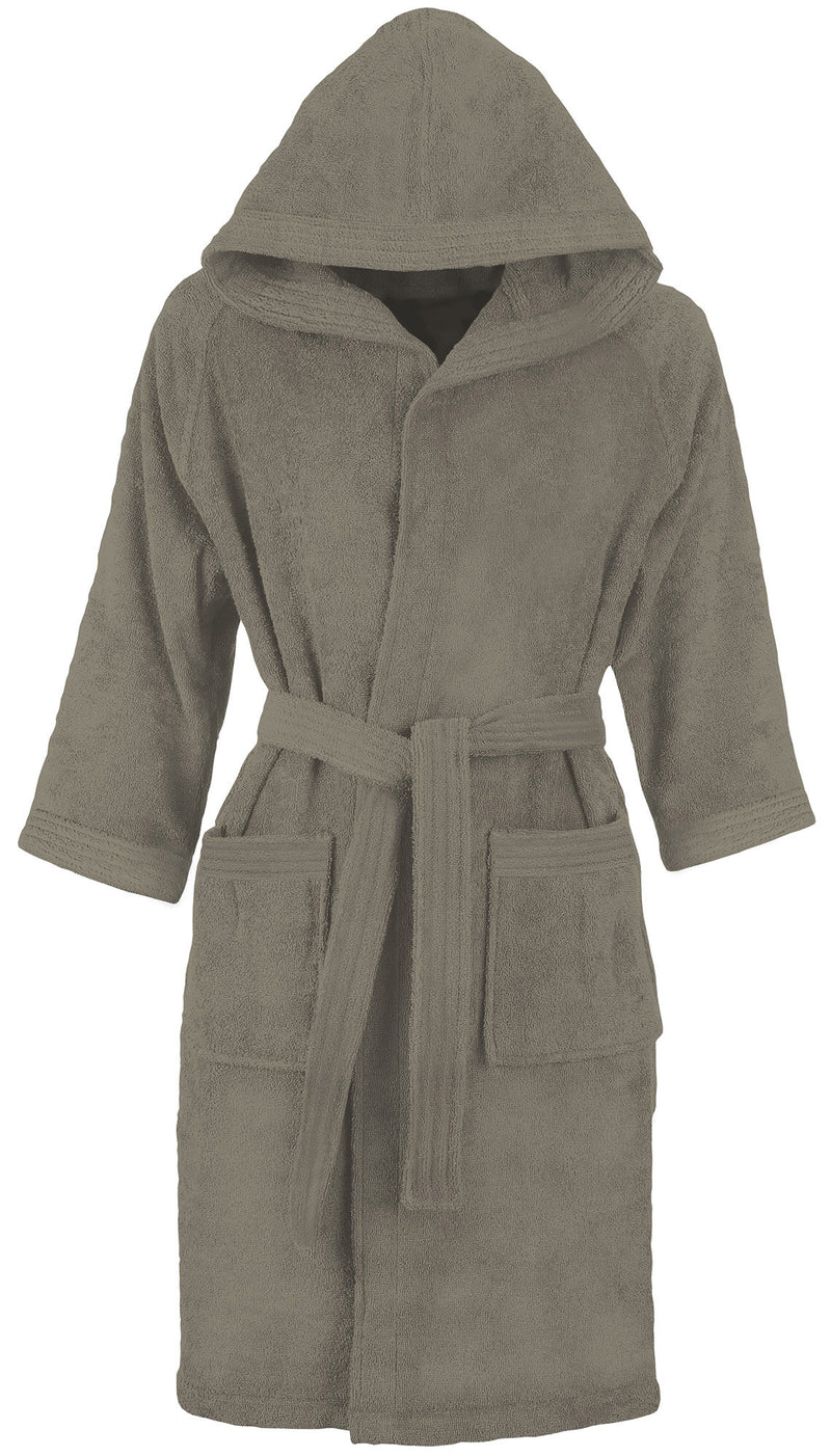 Accappatoio in Spugna 100% Cotone Erika Fango Taglia S/M