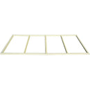 Casetta da Giardino Porta Attrezzi 122x240x188 cm in PVC Avorio