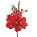 Set 12 Pick con Magnolia H21 cm Rosso