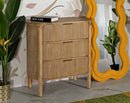 Comò Goteborg 80,5x47x82 cm in Abete e MDF e Ferro      