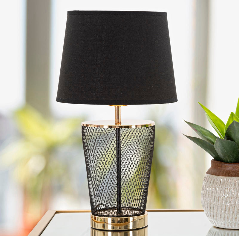 Lampada da Tavolo Chaine Tower Ø 25x44 cm in Ferro 