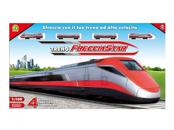 Trenino Elettrico con Percorso Variabile 45x6x80 cm Freccia Star online