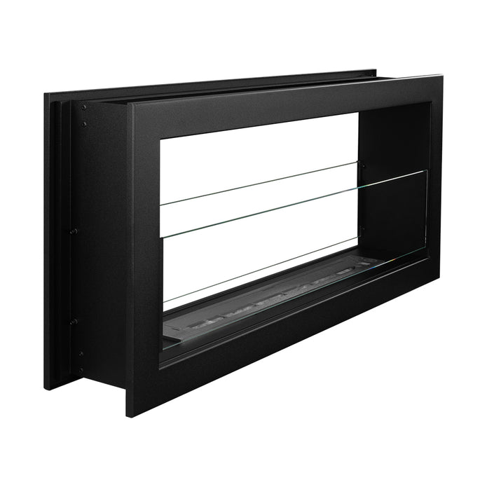 Camino a Bioetanolo da Incasso Bifacciale 90x15,2x40 cm Montefalco 90 Nero 