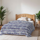 Trapunta Invernale Stampata in Microfibra 200gr Double Face Jeans Stripes Varie Misure