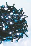 Luci di Natale 180 LED 7,16m Bianco/Blu da Esterno-Interno Soriani