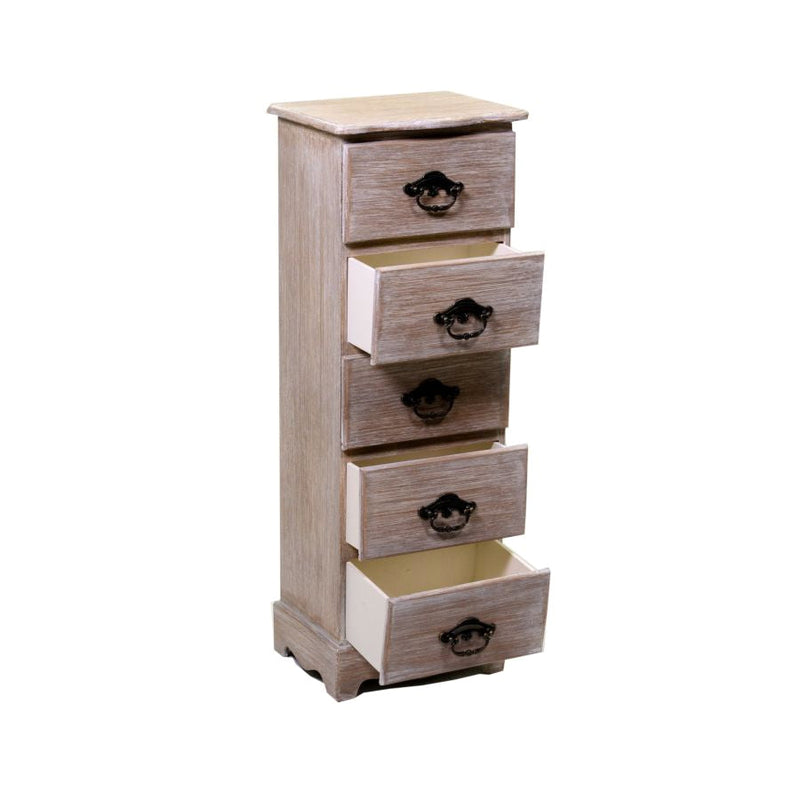 Cassettiera in Legno 5 Cassetti Stoccarda