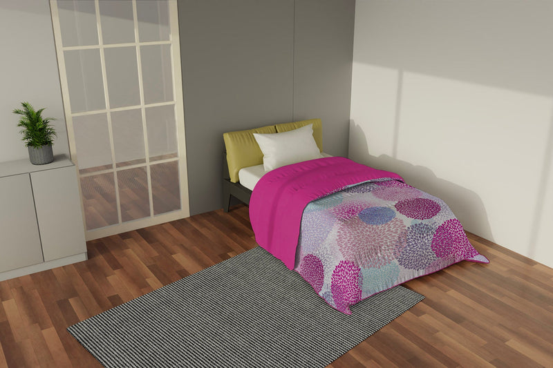 Trapunta Invernale Stampata in Microfibra 300gr Double Face Soffioni Varie Misure