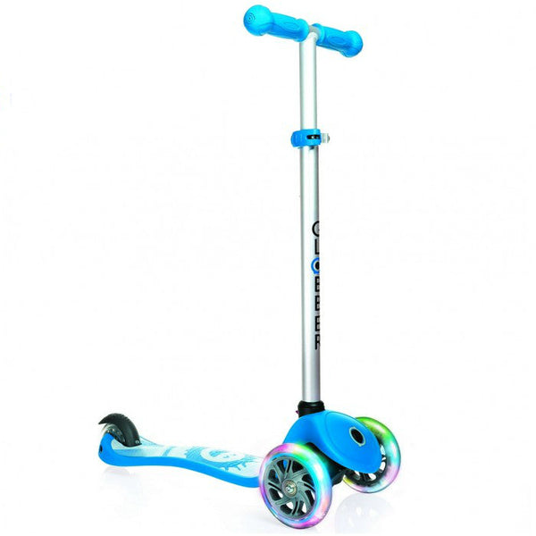 Roller mit 3 LED-Rädern 3 Höhen max. 50 kg Globber FIRST Fantasy leuchtet fröhlich blau online