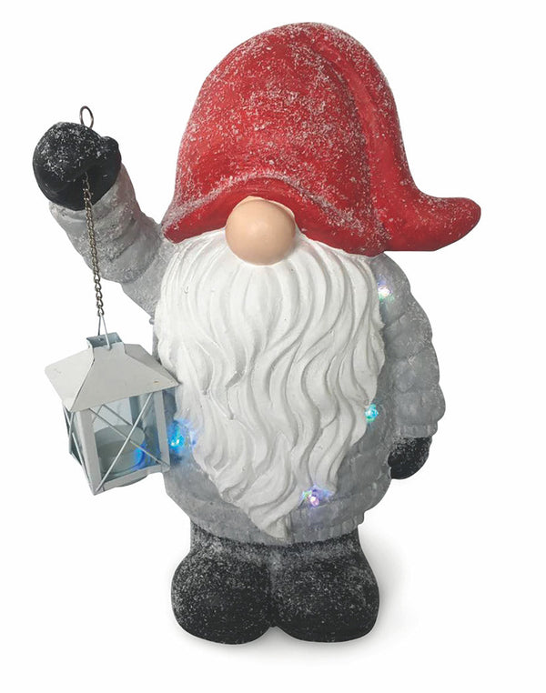 Leuchtender Gnom 3 Led in Magnesia H42 cm Soriani Grey online