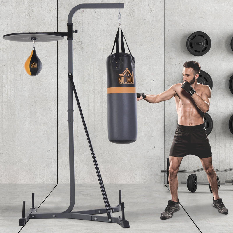 Stazione Multiuso da Boxe con Sacco e Punching 