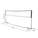 Rete per Pallavolo Tennis Portatile 4x1,3x1,58 m  Nera