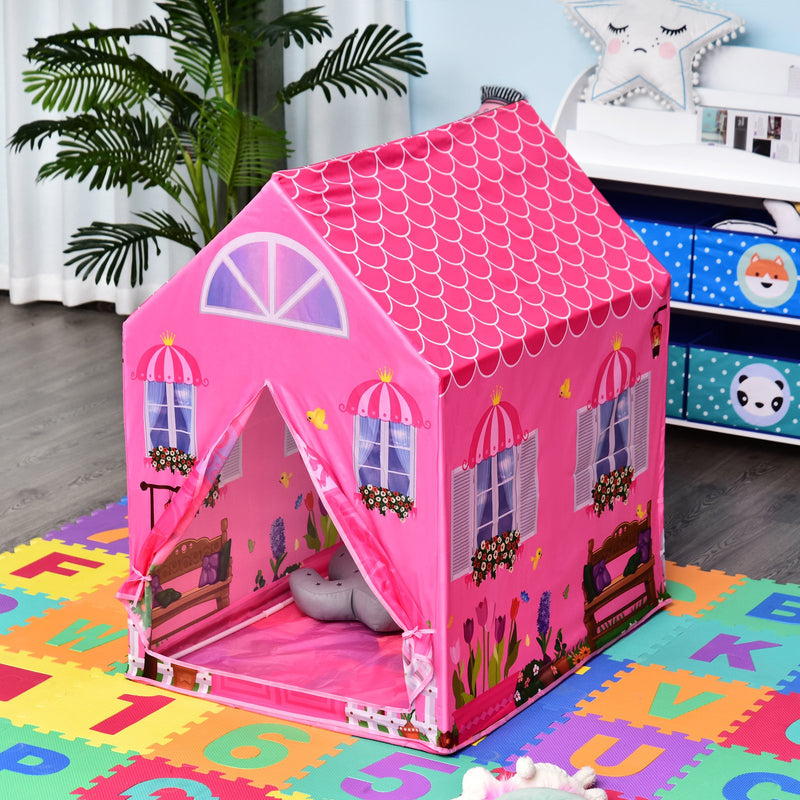 Tenda Casetta per Bambini 93x69x103 cm  Principessa Rosa