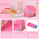 Tenda Casetta per Bambini 93x69x103 cm  Principessa Rosa