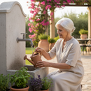 Rubinetto Colorato per Fontana da Giardino in Ottone Belfer RUB/022 Tortora