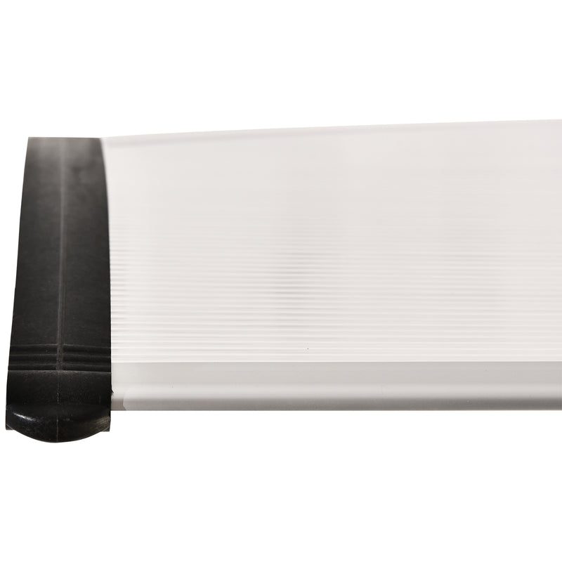 Pensilina Tettoia in Policarbonato 75x120 cm  Trasparente