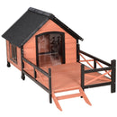 Cuccia per Cani Taglia Piccola e Media 91x194,5x83 cm in Legno 