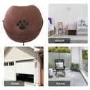 Cuccia per Gatti Riscaldante da Interno 47x38x24 cm  Marrone