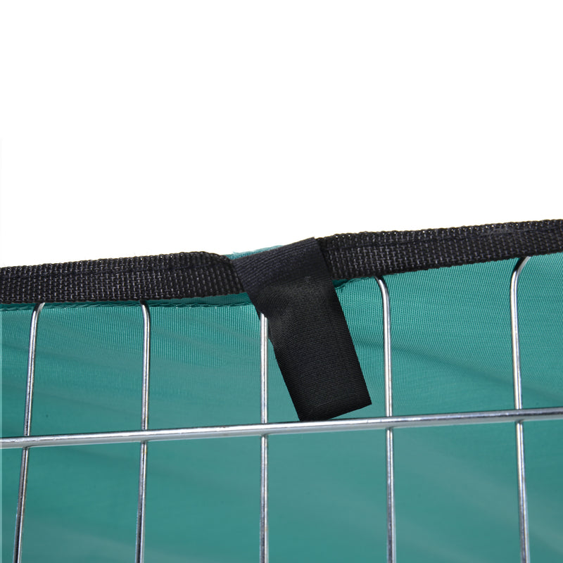 Recinto Recinzione per Animali Domestici 6pz 59x60 cm con Copertura 