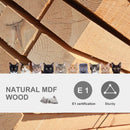 Albero Tiragraffi per Gatti con Cuccia 83x75x120 cm in Corda e Sisal  Giallo e Bianco