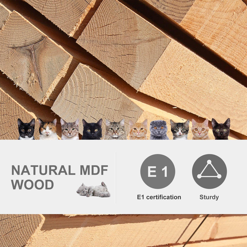 Albero Tiragraffi per Gatti con Cuccia 83x75x120 cm in Corda e Sisal  Giallo e Bianco