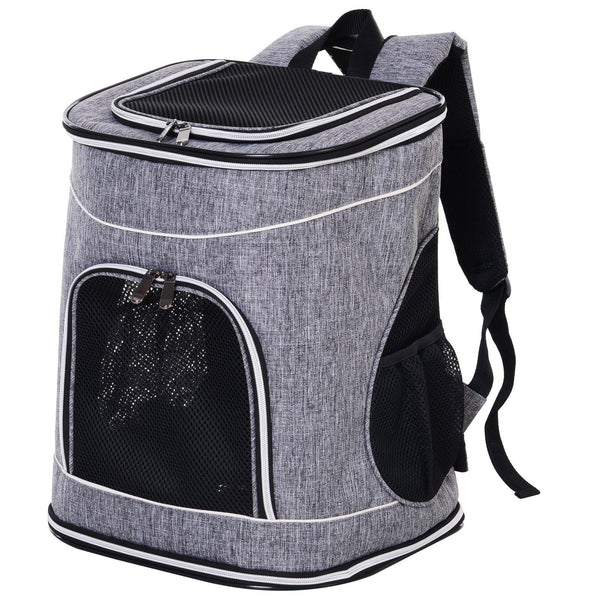 acquista Tragerucksack für Hunde und Katzen 35x30x45 cm Grau