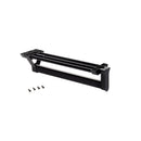 Appendiabiti Estraibile 35 cm in Alluminio e Plastica Emuca Nero