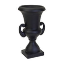 Portavaso resina nero opaco cm 48x48xh90