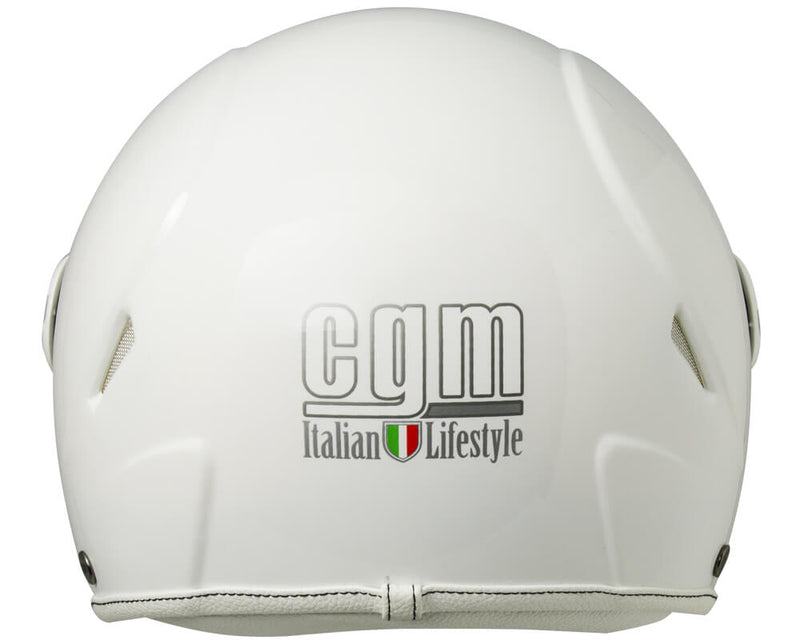 Casco Demi-Jet per Bambini Visiera Sagomata CGM Havana Smile 205S Bianco