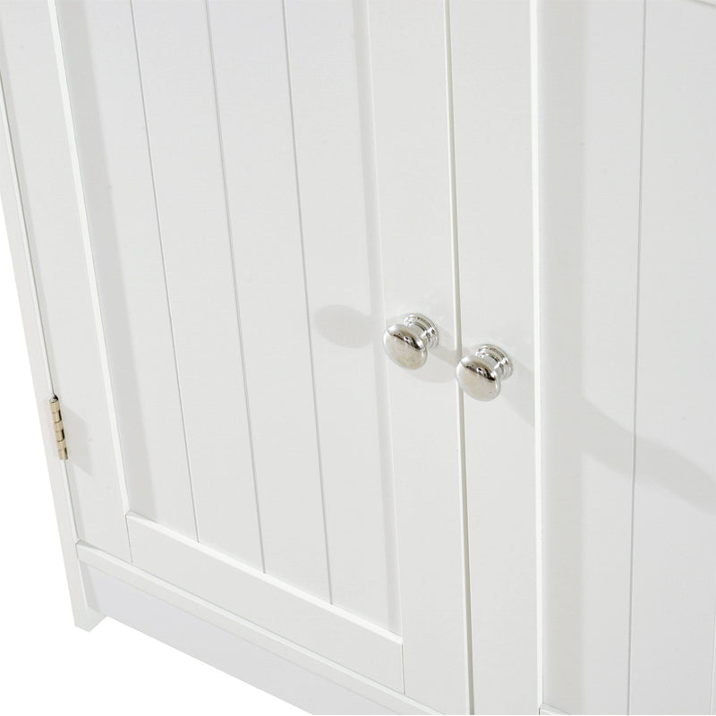 Mobile Sottolavello da Bagno 60x30x60 cm 2 Ante  Bianco