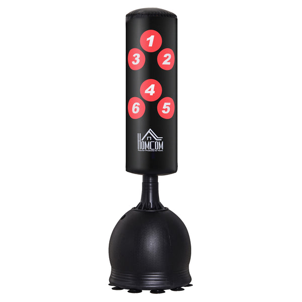 online Freistehender Kickbox-Boxsack 50x50x165 cm Schwarz